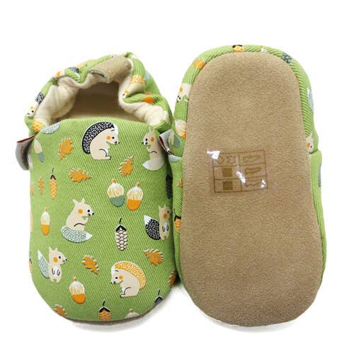 Pantofole in cotone per bambini - Scoiattolo: 12-18 mesi
